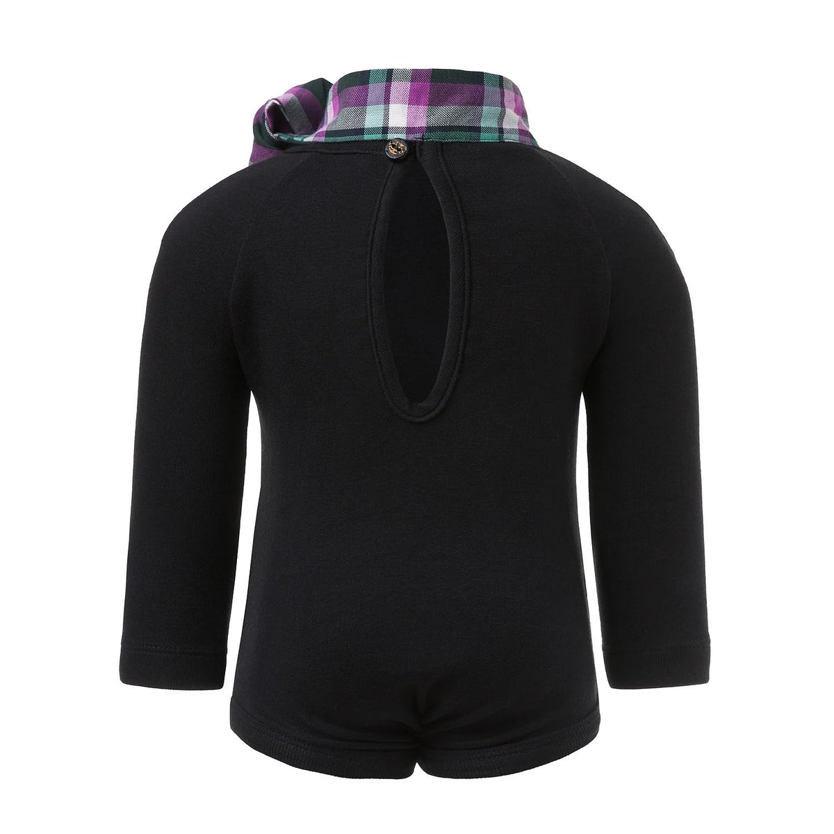 The Bow-Tie Onesie — Black