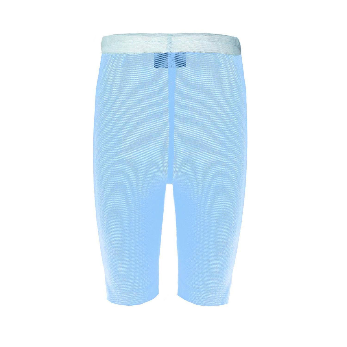 Kids' Sheer Jersey Shorts in Blue Tulle